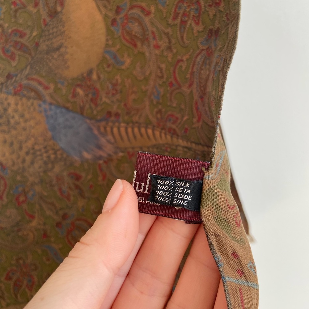 Mulberry Paisley Silk Scarf - Picture 6 of 11